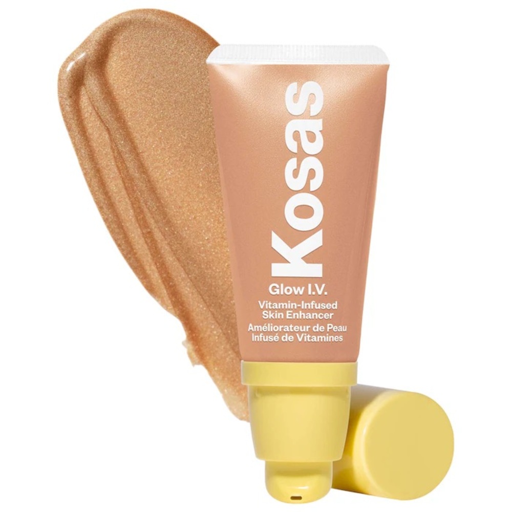 Kosas Glow I.V. Vitamin-Infused Skin Illuminating Enhancer - Boost Rose Gold